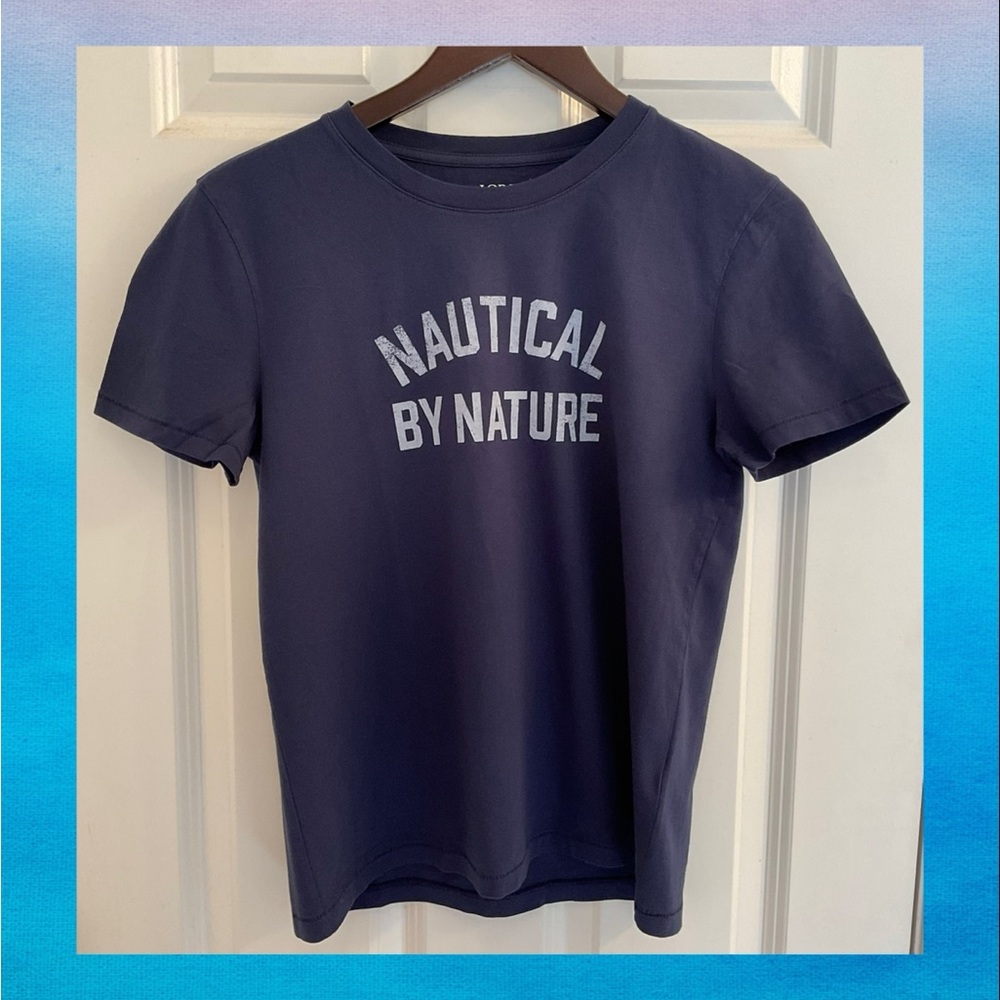 J. Crew Nautical By Nature Tee - NWT - Size Small